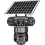 3 Kameralı Solar Wifi Kablosuz İnternet ile Çalışan Güneş Enerjili 3 Lensli Gece Görüşlü Güvenlik Kamerası o-kam 6040 3 Kameralı Solar Wifi Kablosuz İnternet ile Çalışan Güneş Enerjili 3 Lensli Gece Görüşlü Güvenlik Kamerası o-kam 6040