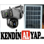 Çift Kameralı Sim Kartlı Solar 4G 6MP Dual Lens okam-3915 Kamera Güneş Enerjili Hareket Takipli Güvenlik Kamerası Çift Kameralı Sim Kartlı Solar 4G 6MP Dual Lens okam-3915 Kamera Güneş Enerjili Hareket Takipli Güvenlik Kamerası